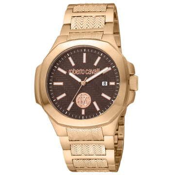 Roberto Cavalli Men's Classic Brown Dial Watch - RC5G050M0075 by Balec Group